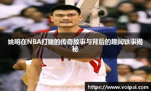 姚明在NBA打赌的传奇故事与背后的趣闻轶事揭秘